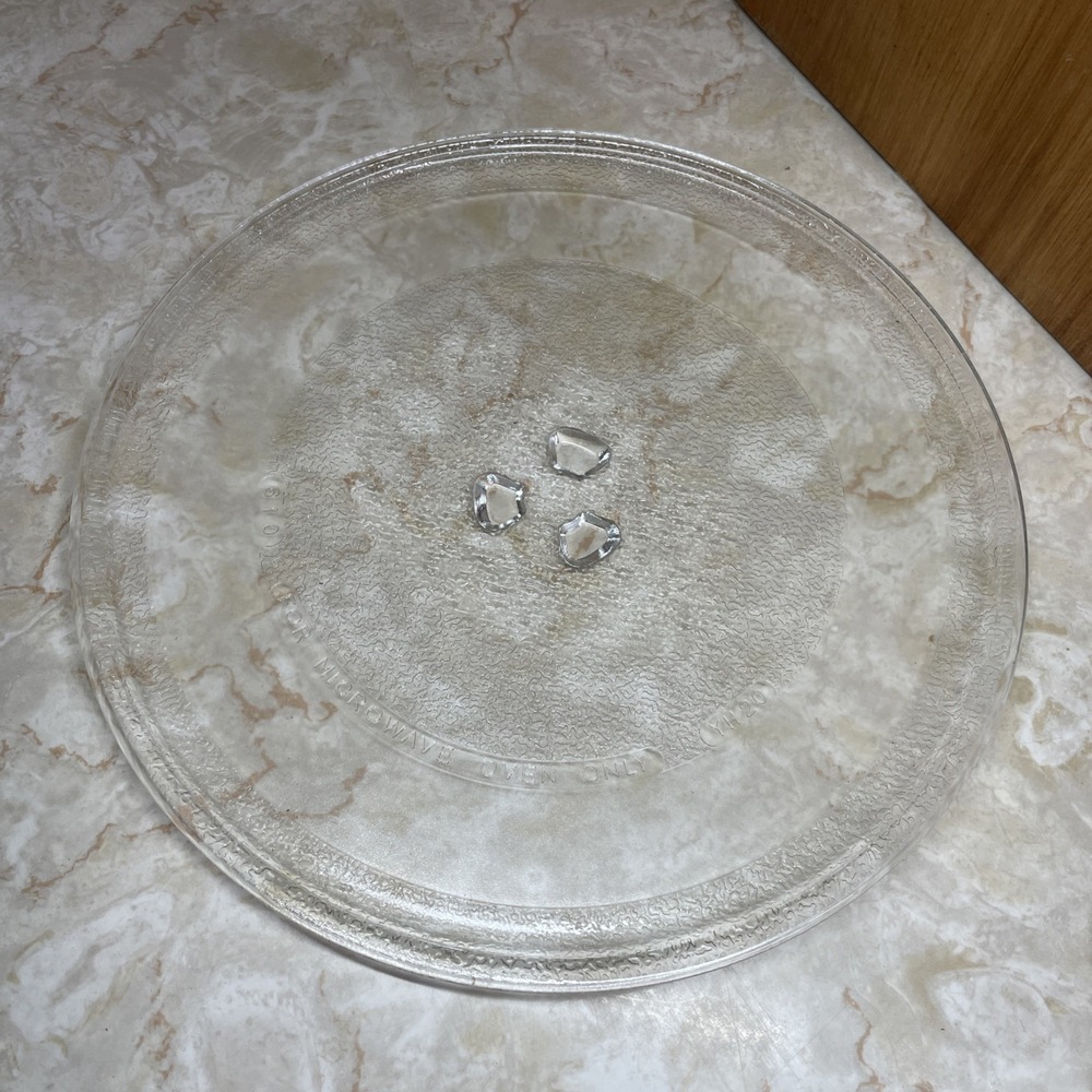 Microwave Clear Glass Plate, 10" Turntable Replacement